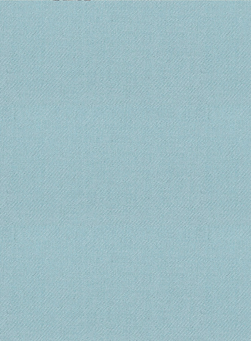 Naples Light Blue Tweed Pea Coat - Image 3