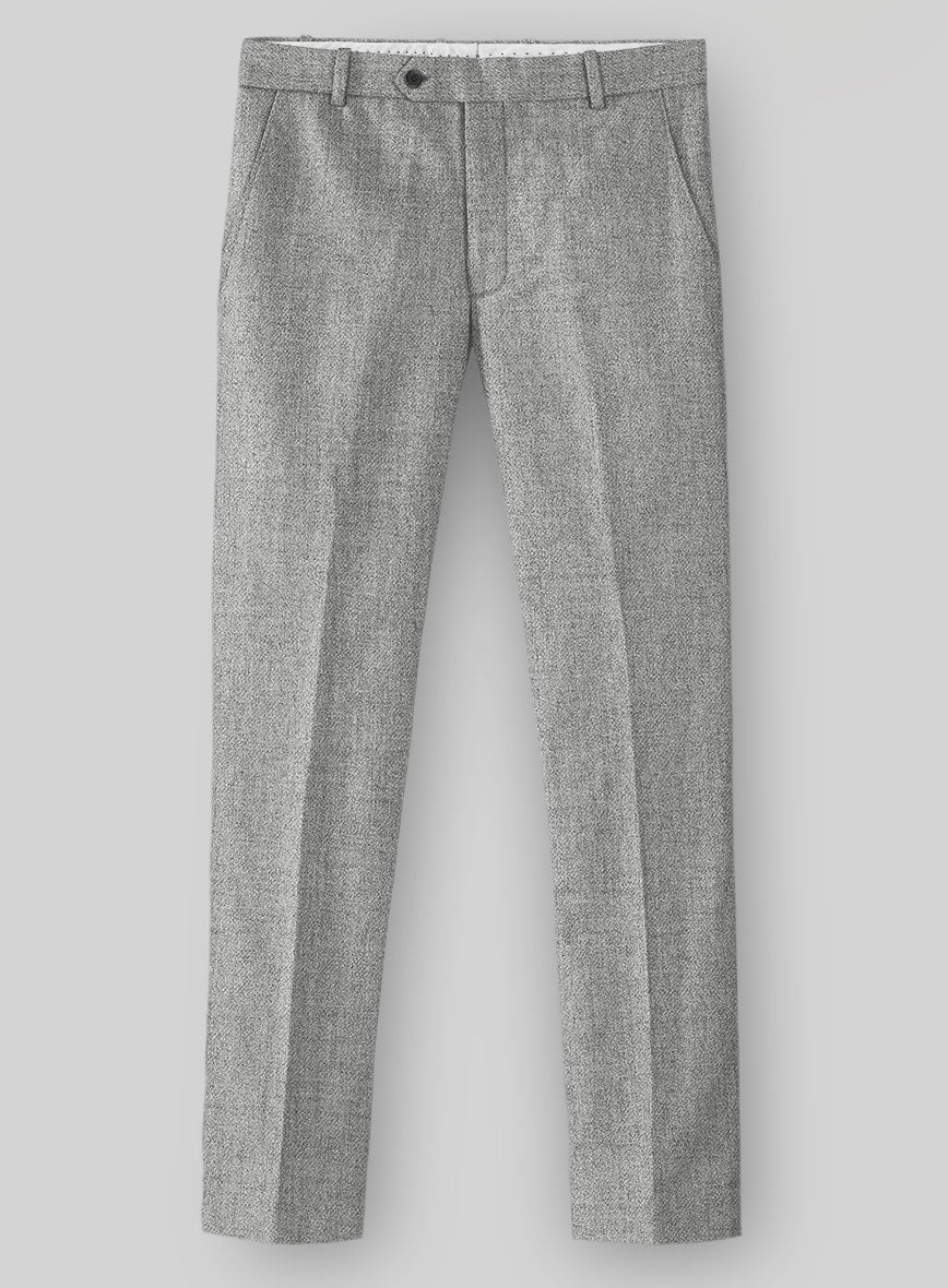 Naples Light Gray Tweed Suit - Image 6
