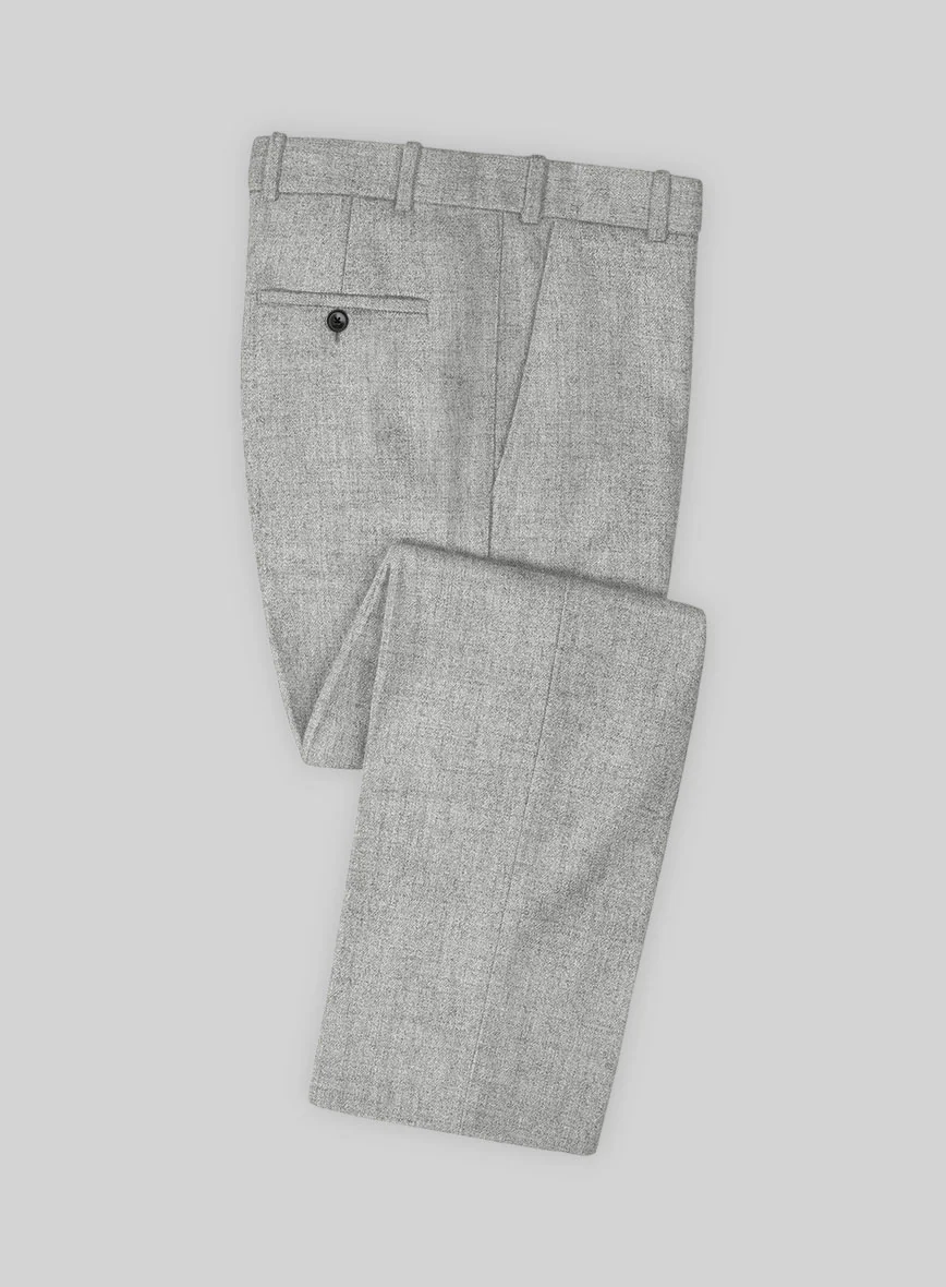 Naples Light Gray Tweed Suit - Image 8