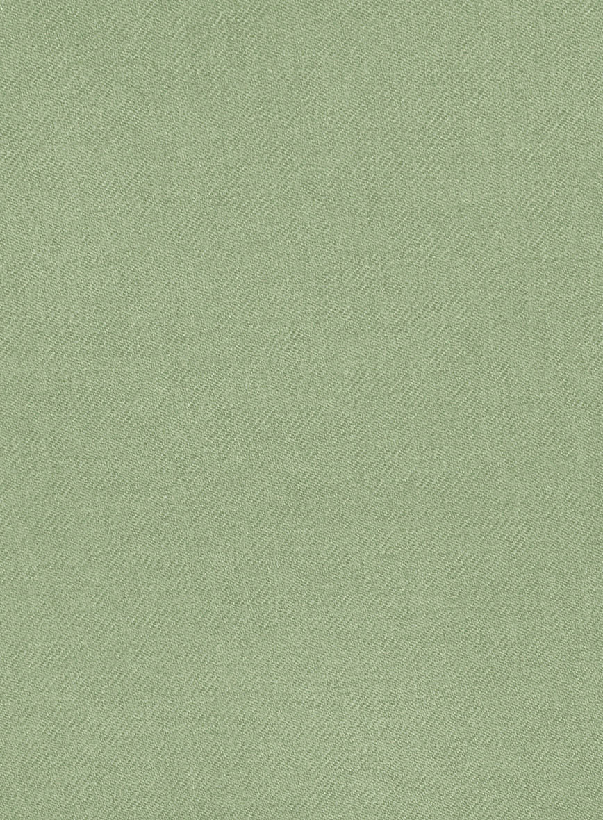 Naples Light Green Tweed Pea Coat - Image 3