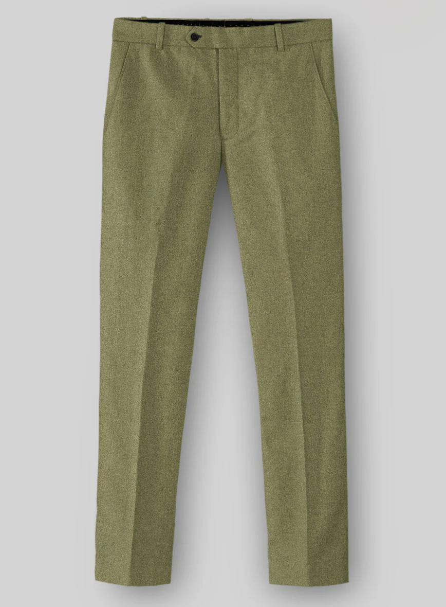 Naples Martini Green Tweed Suit - Image 5