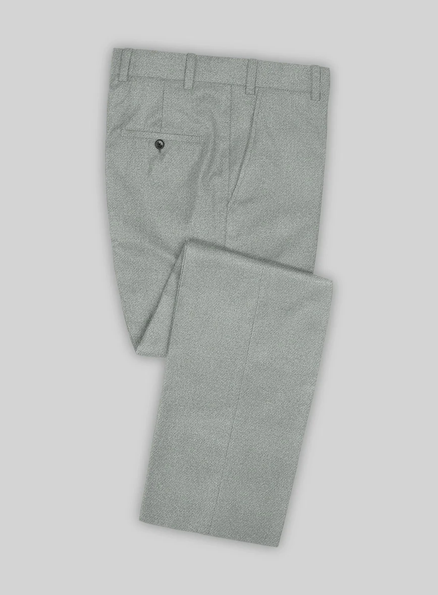 Naples Milano Sage Green Tweed Pants - Image 3