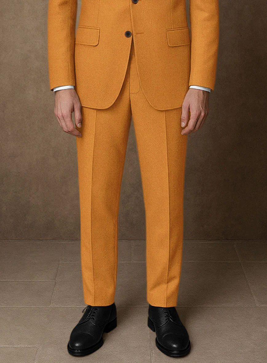 Naples Mustard Tweed Pants - Image 2
