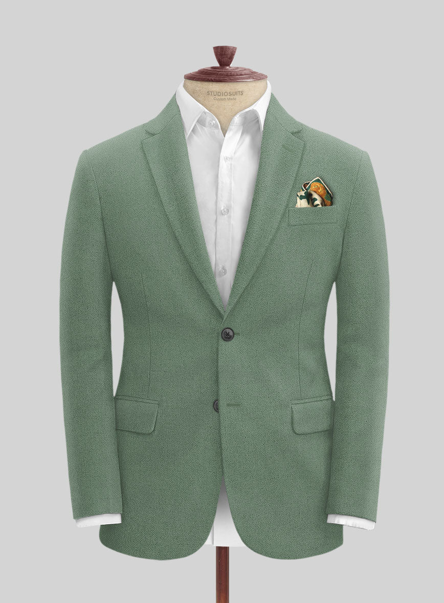 Naples Notte Green Tweed Suit - Image 3