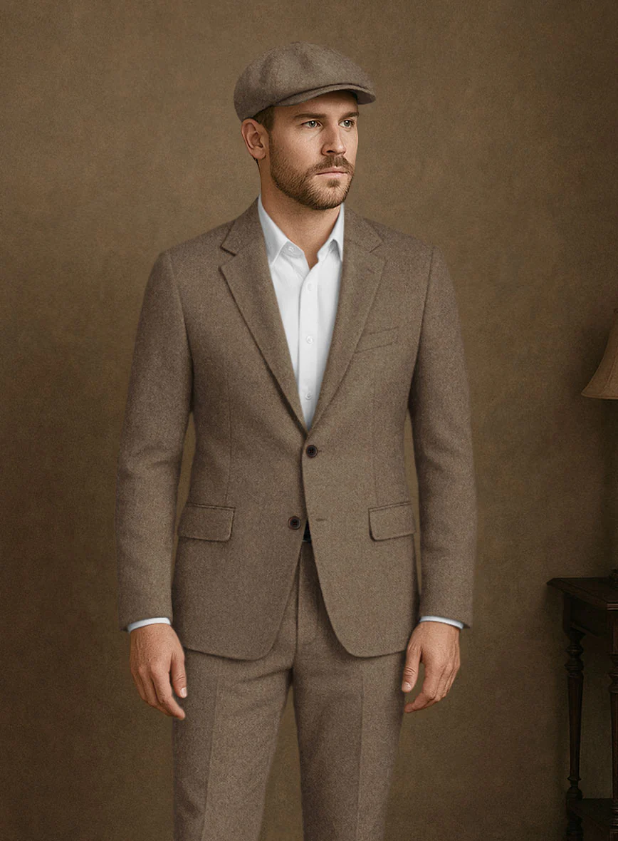 Naples Oak Wood Tweed Jacket - Image 2