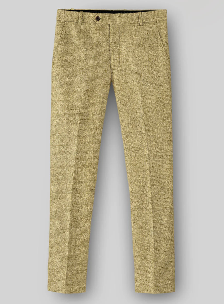 Naples Ochre Yellow Tweed Suit - Image 5
