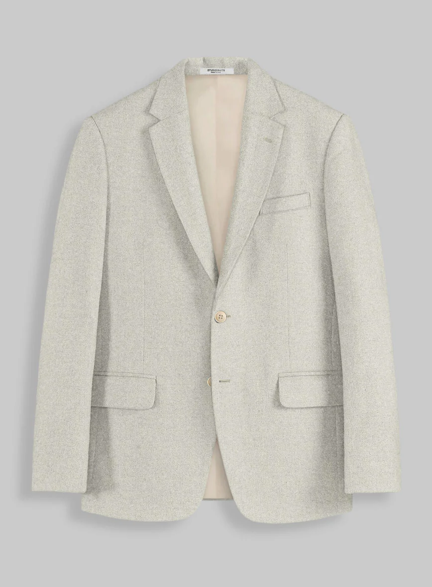 Naples Off White Tweed Suit - Image 3
