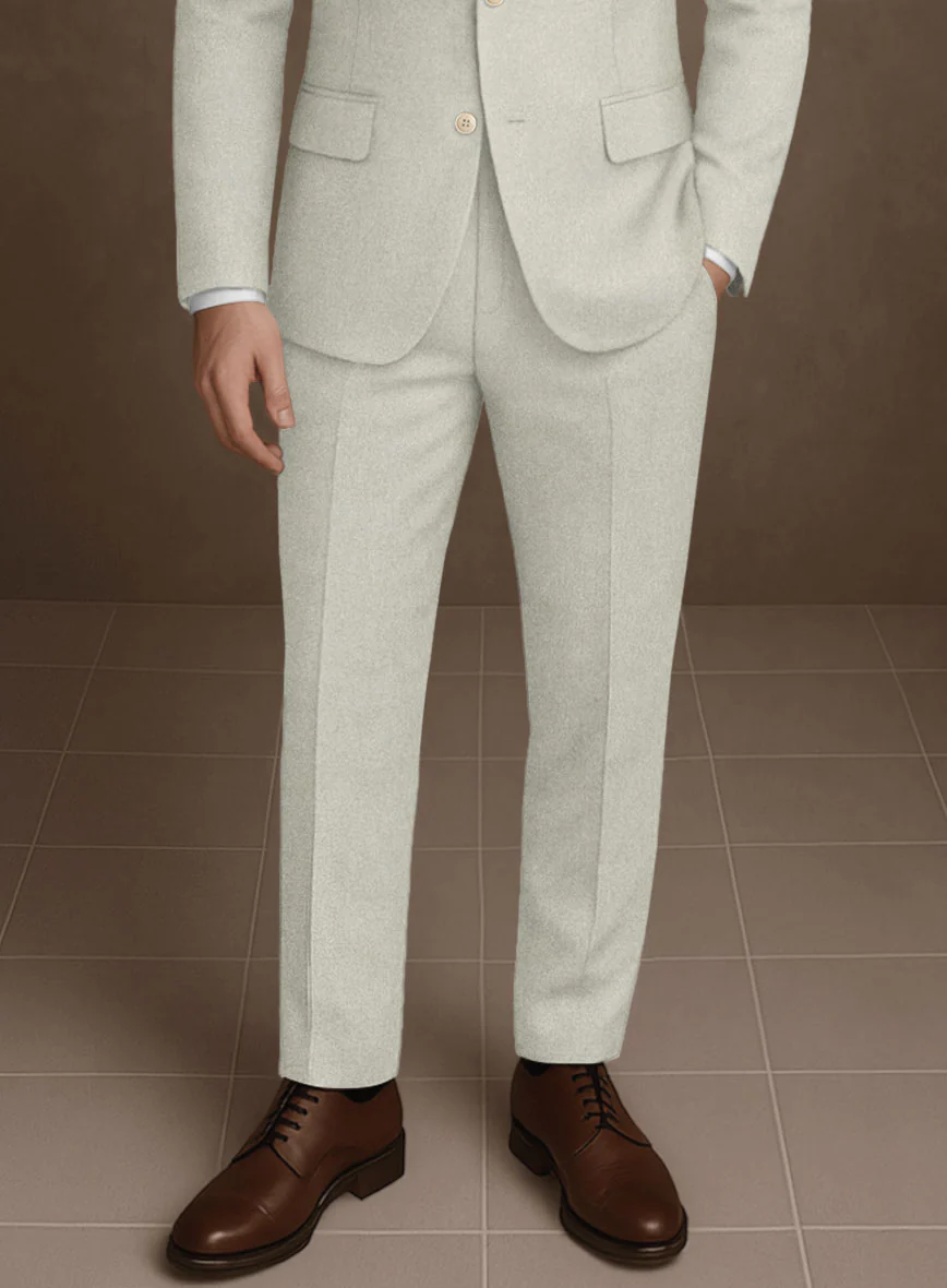 Naples Off White Tweed Suit - Image 7