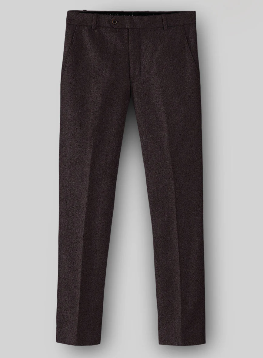 Naples Opera Wine Tweed Suit - Image 5