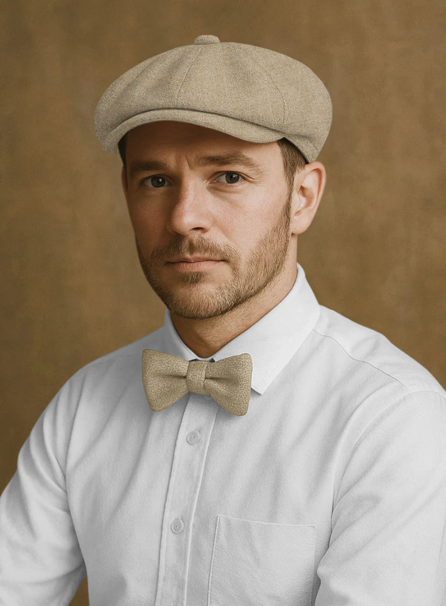 Naples Pine Tweed Newsboy Cap - Image 2