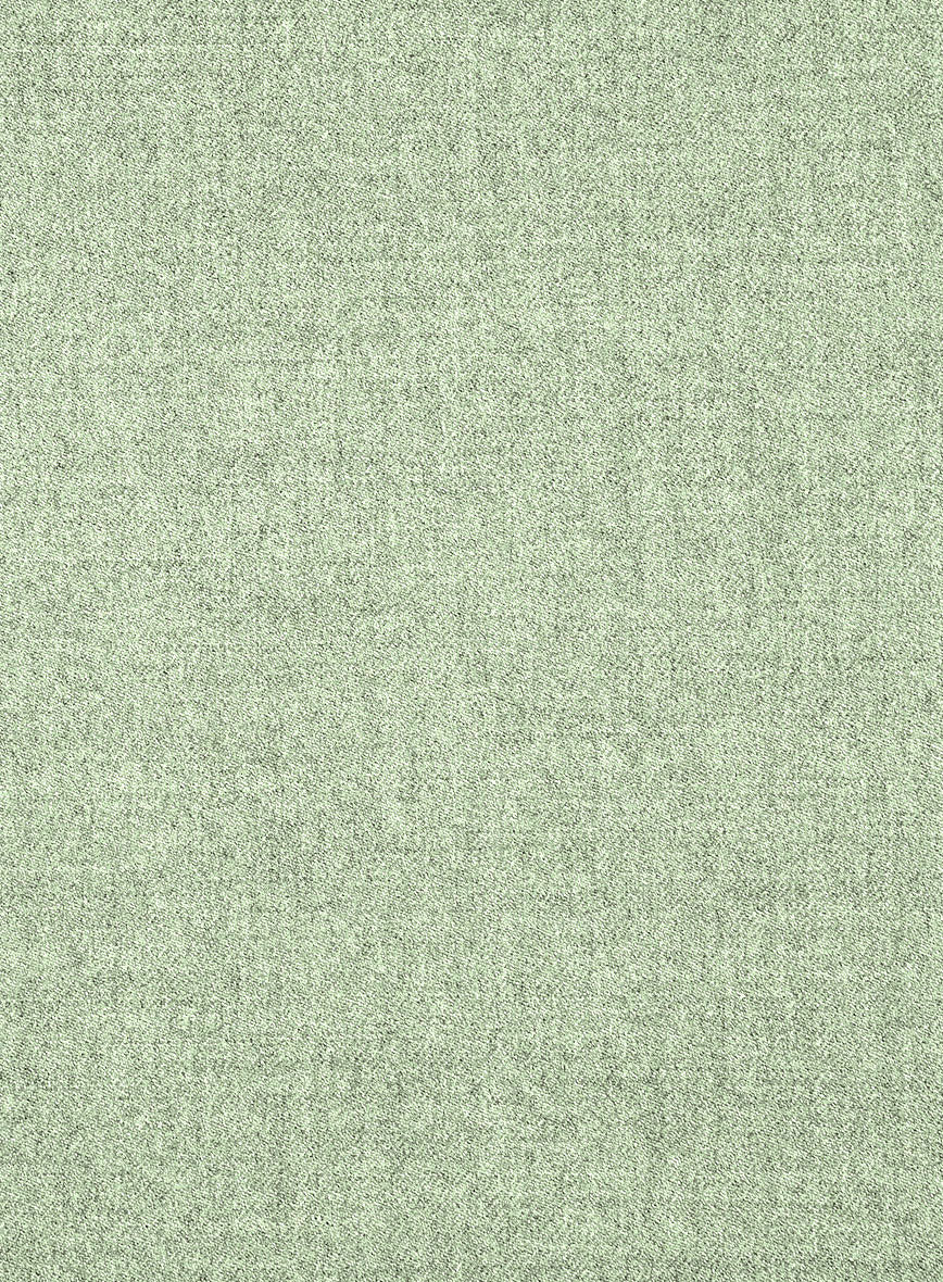 Naples Pista Green Tweed Double Breasted Jacket - Image 2