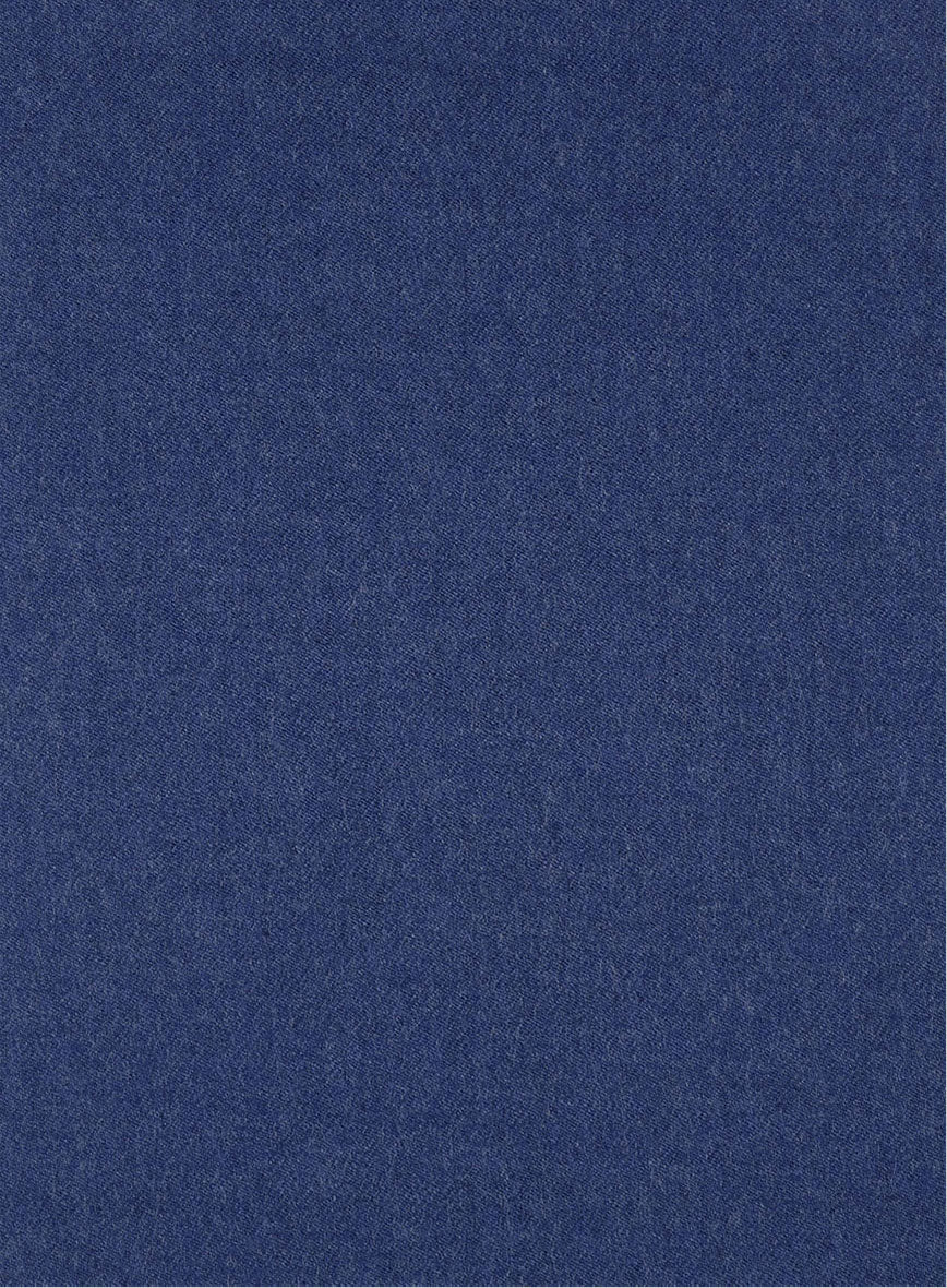 Naples Powder Blue Tweed Double Breasted Jacket - Image 2