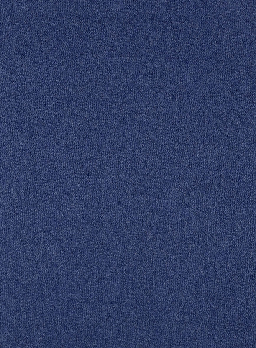 Naples Powder Blue Tweed Pea Coat - Image 3