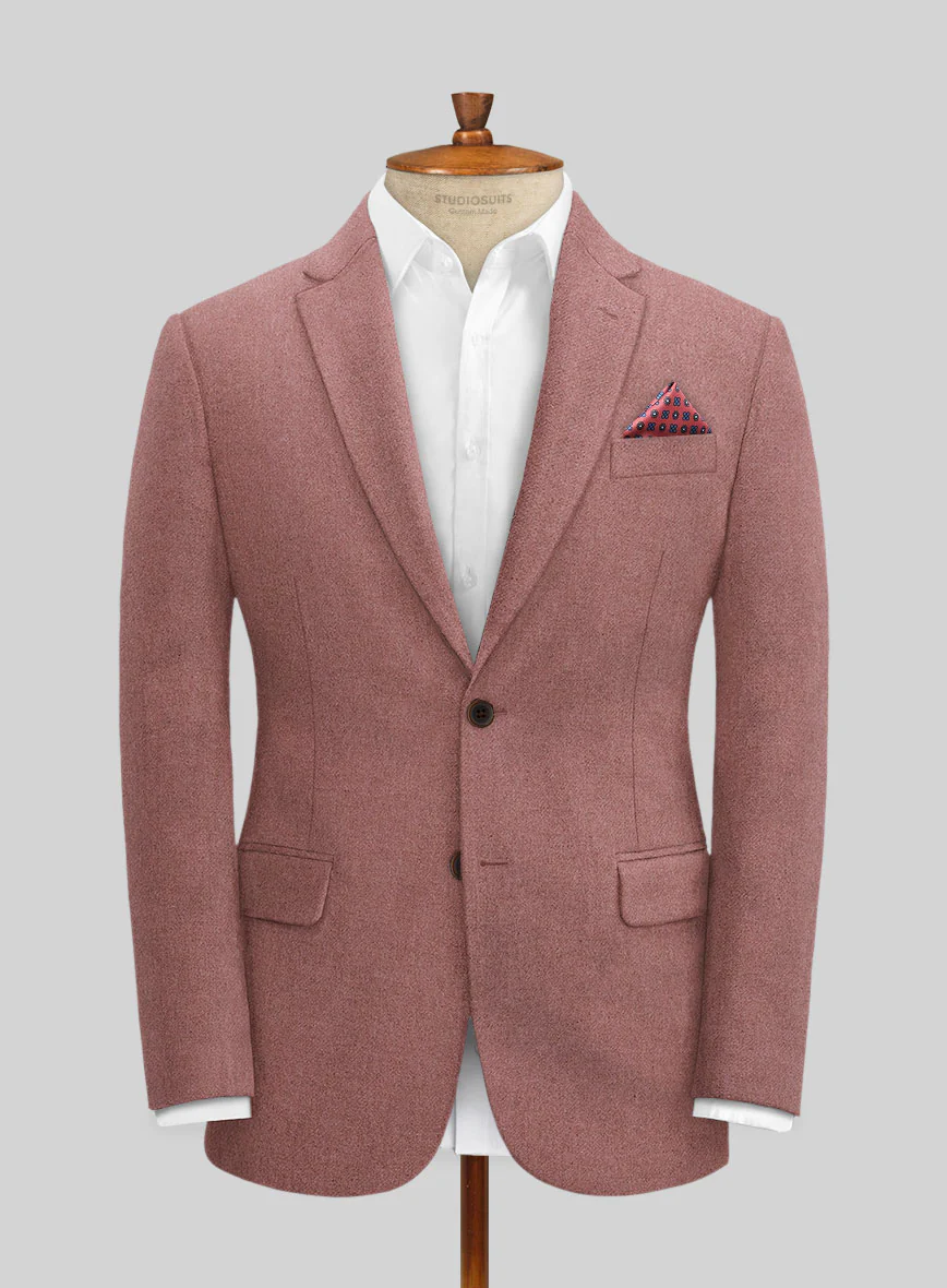 Naples Quartz Pink Tweed Suit - Image 3