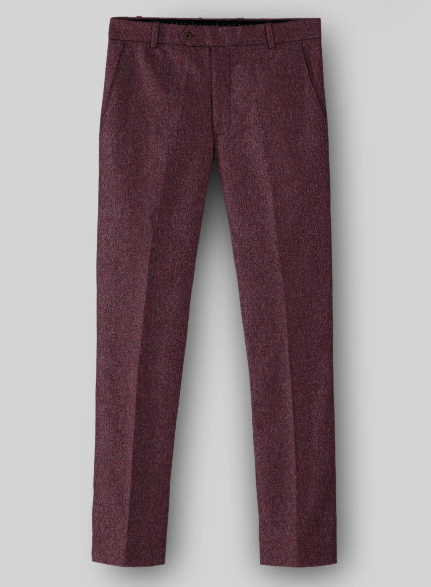 Naples Ramey Wine Tweed Suit - Image 4