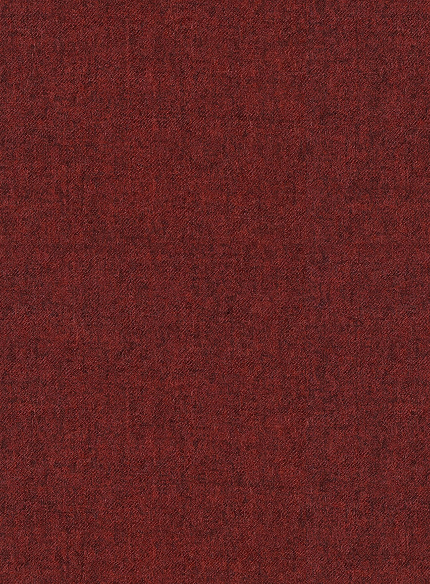 Naples Raw Red Tweed Double Breasted Suit - Image 4