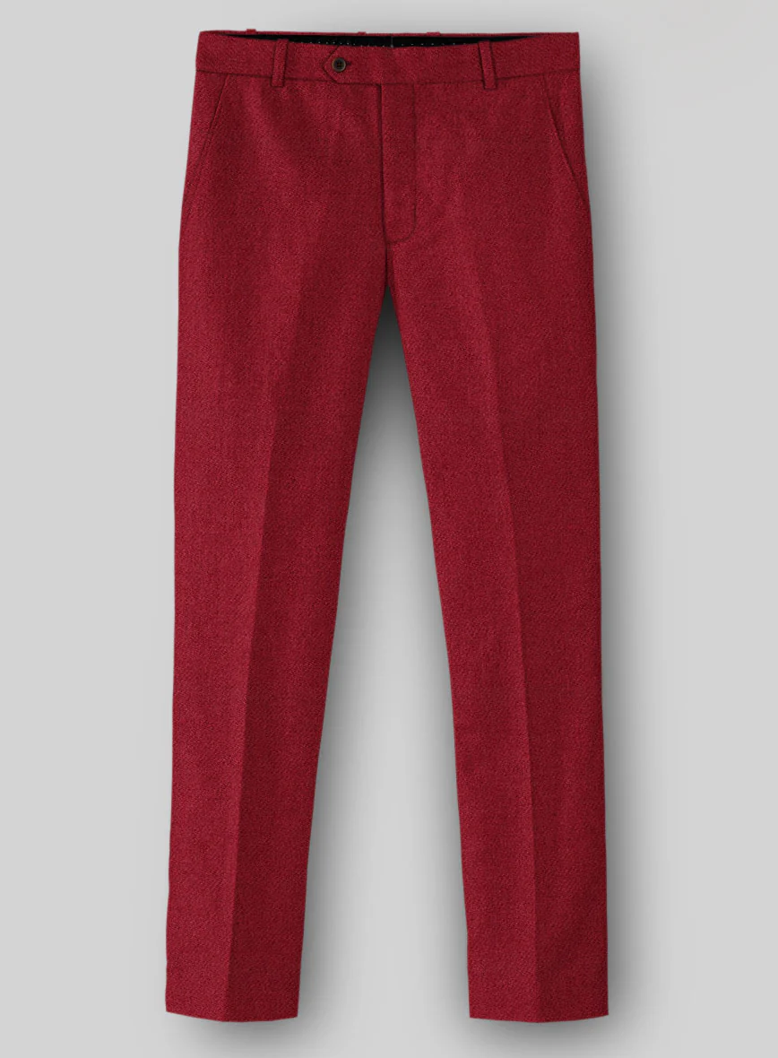 Naples Red Tweed Suit - Image 7