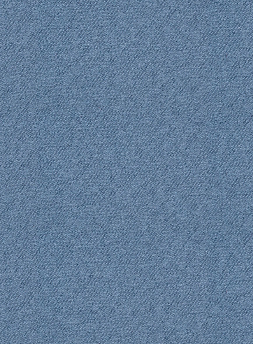 Naples Retro Blue Tweed Double Breasted Jacket - Image 2