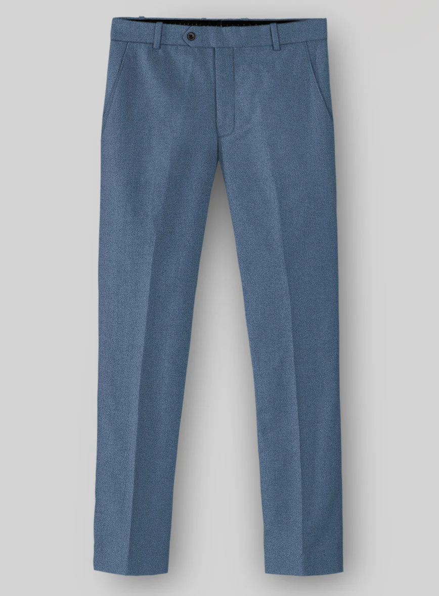 Naples Retro Blue Tweed Suit - Image 5