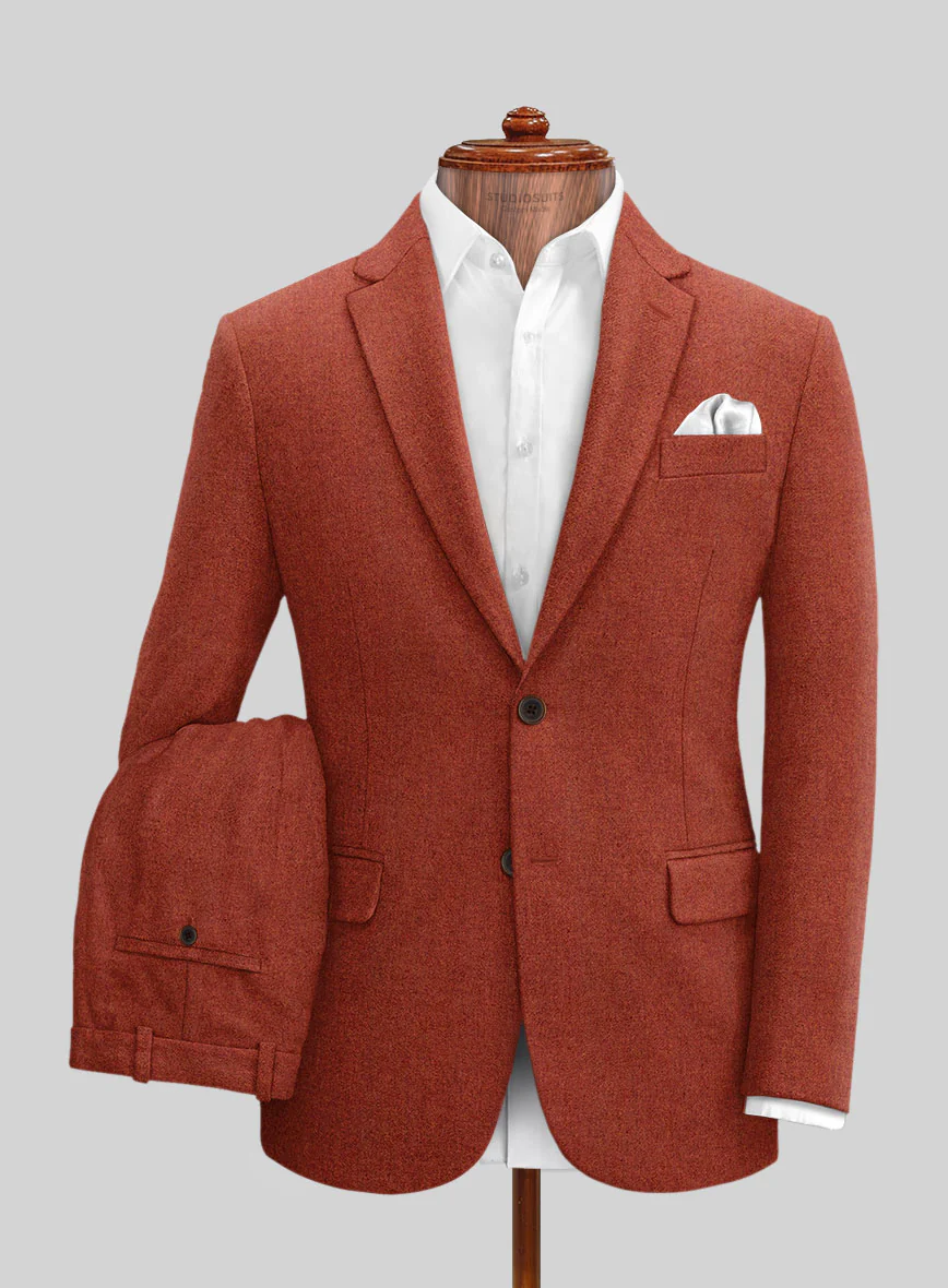 Naples Rustic Dapper Tweed Suit - Image 2