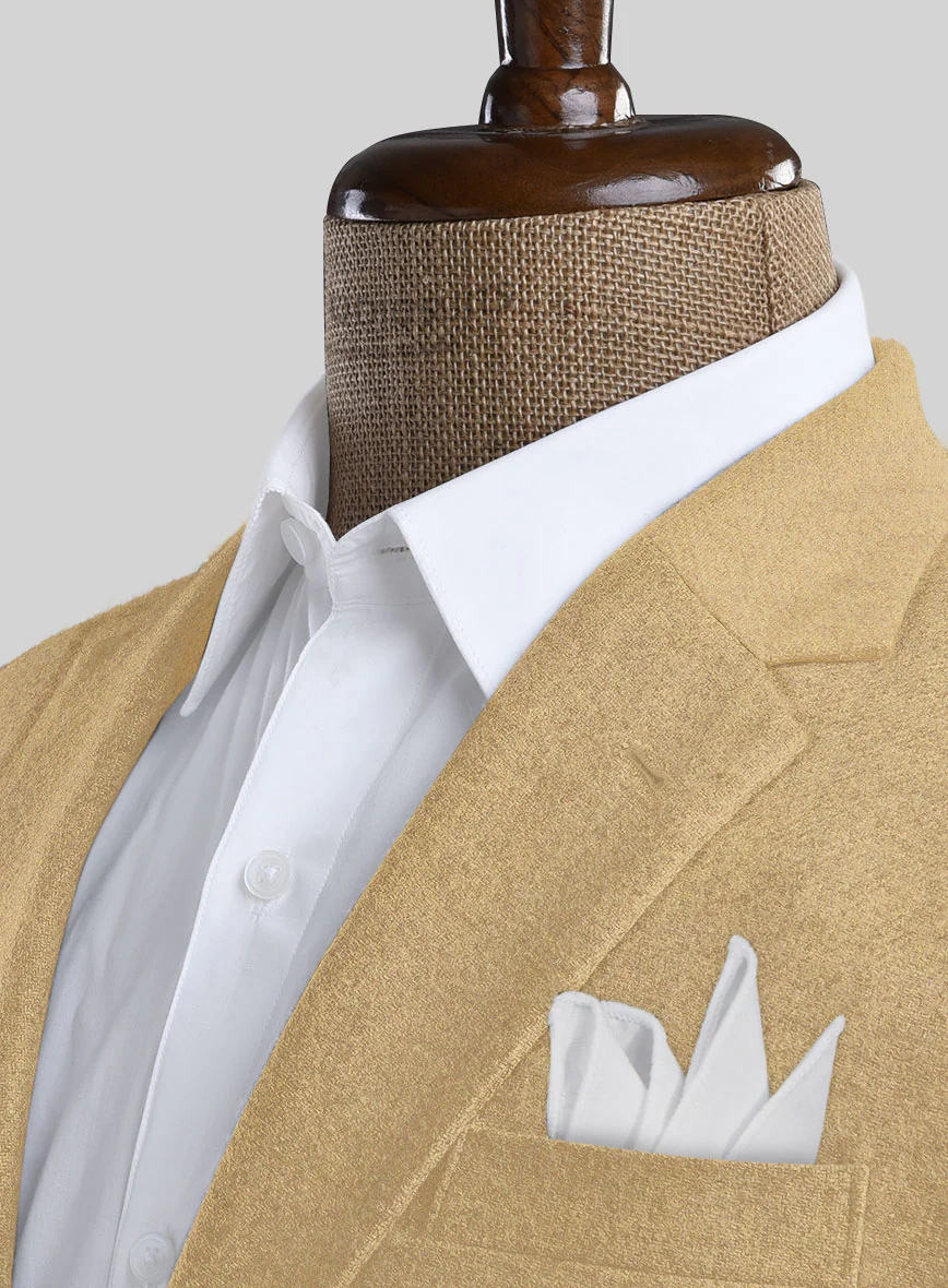 Naples Sahara Beige Tweed Suit - Image 6