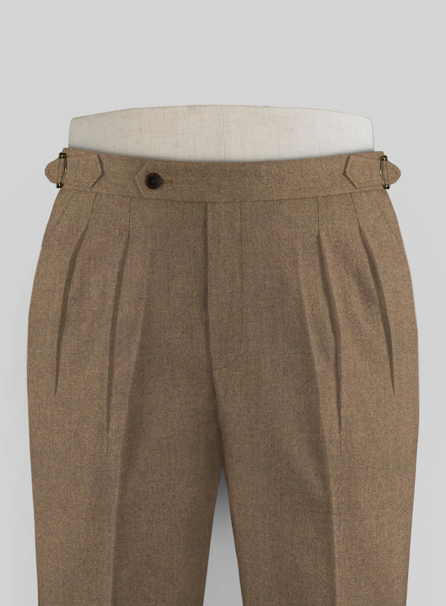 Naples Sahara Highland Tweed Trousers - Image 2