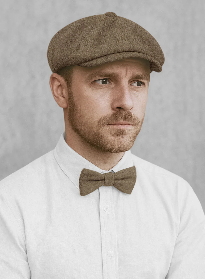 Naples Sahara Tweed Newsboy Cap - Image 2