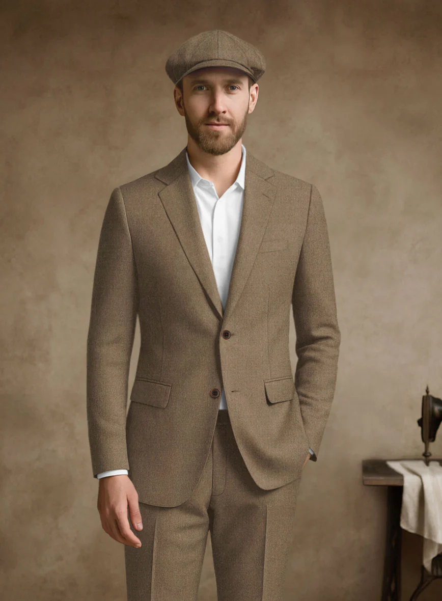 Naples Sahara Tweed Suit - Image 4
