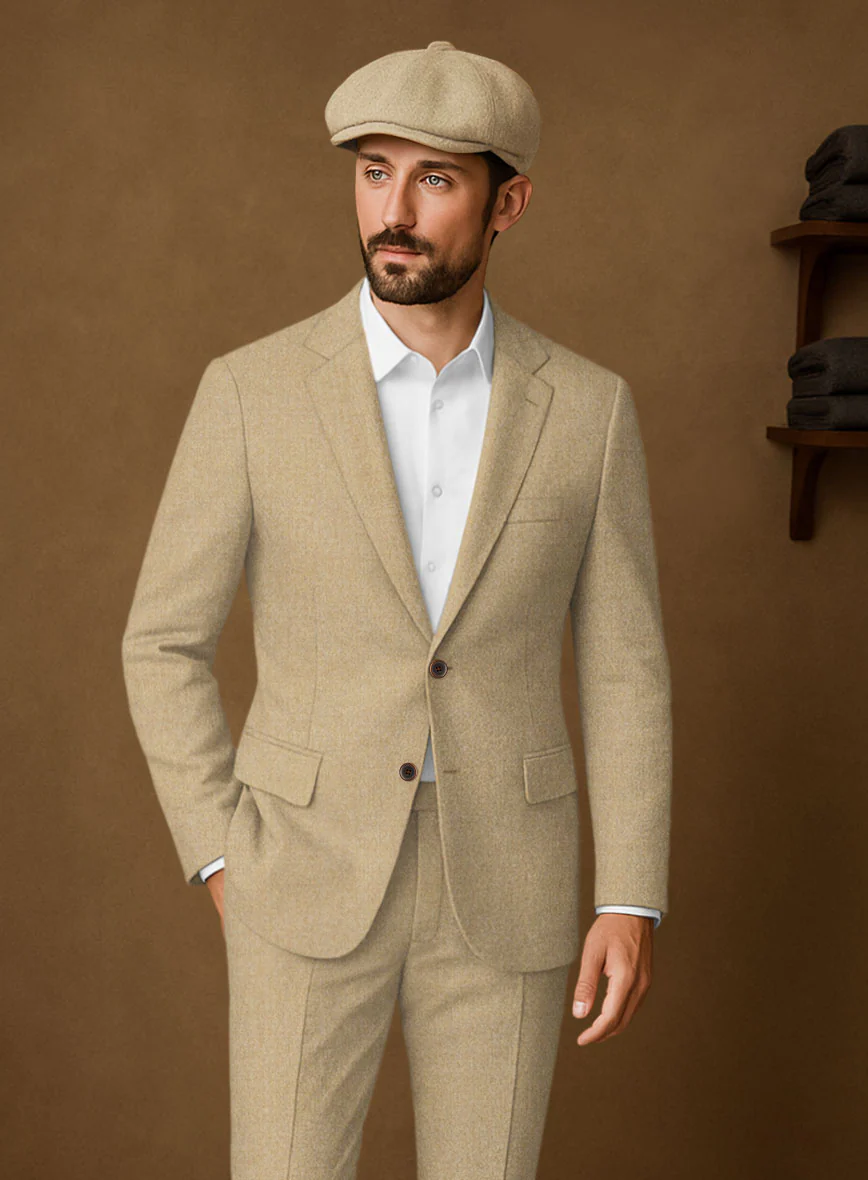 Naples Sandcastle Tweed Suit - Image 3