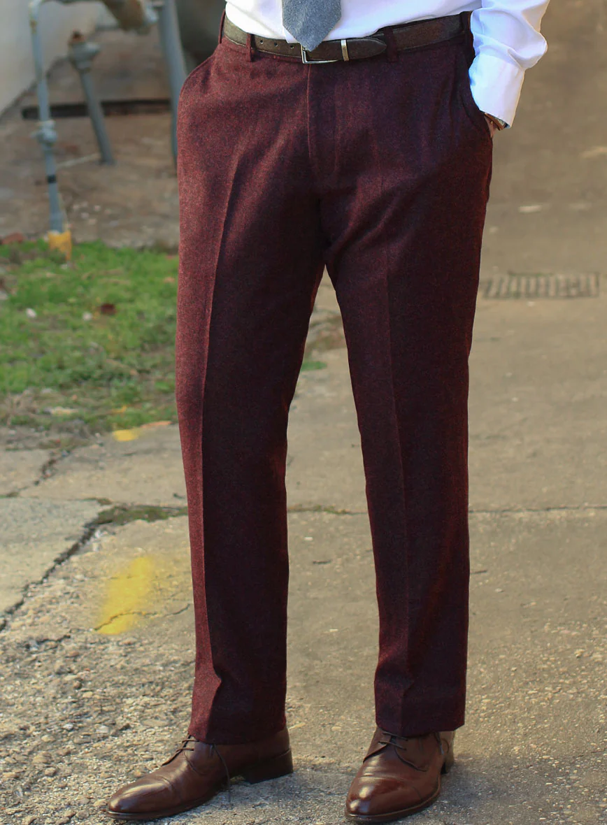 Naples Sangria Tweed Suit - Image 4