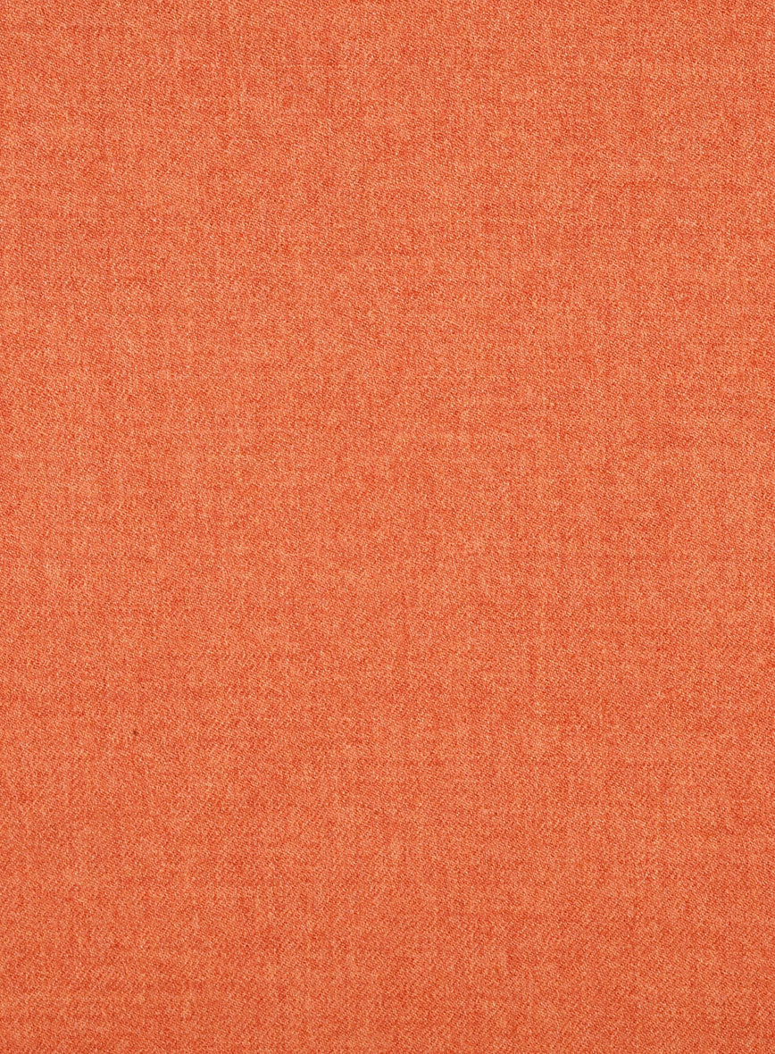 Naples Spring Orange Tweed Jacket - Image 4