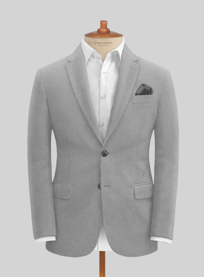 Naples Steel Gray Tweed Suit - Image 3