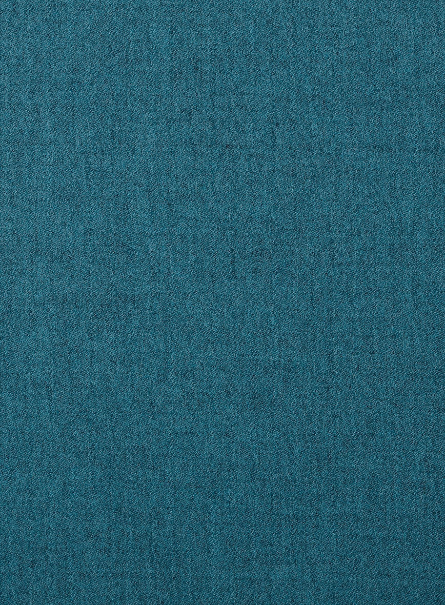 Naples Teal Blue Highland Tweed Trousers - Image 2