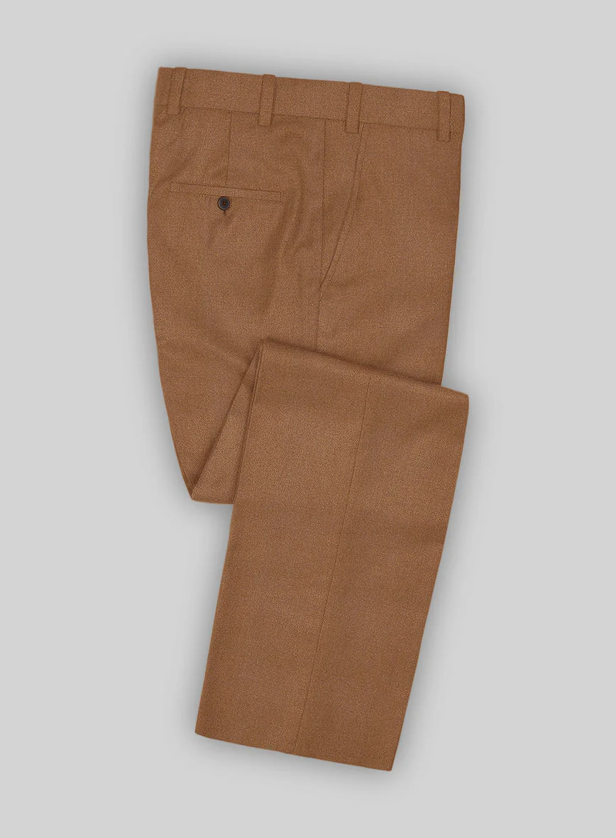 Naples Tobacco Tweed Double Breasted Suit - Image 3