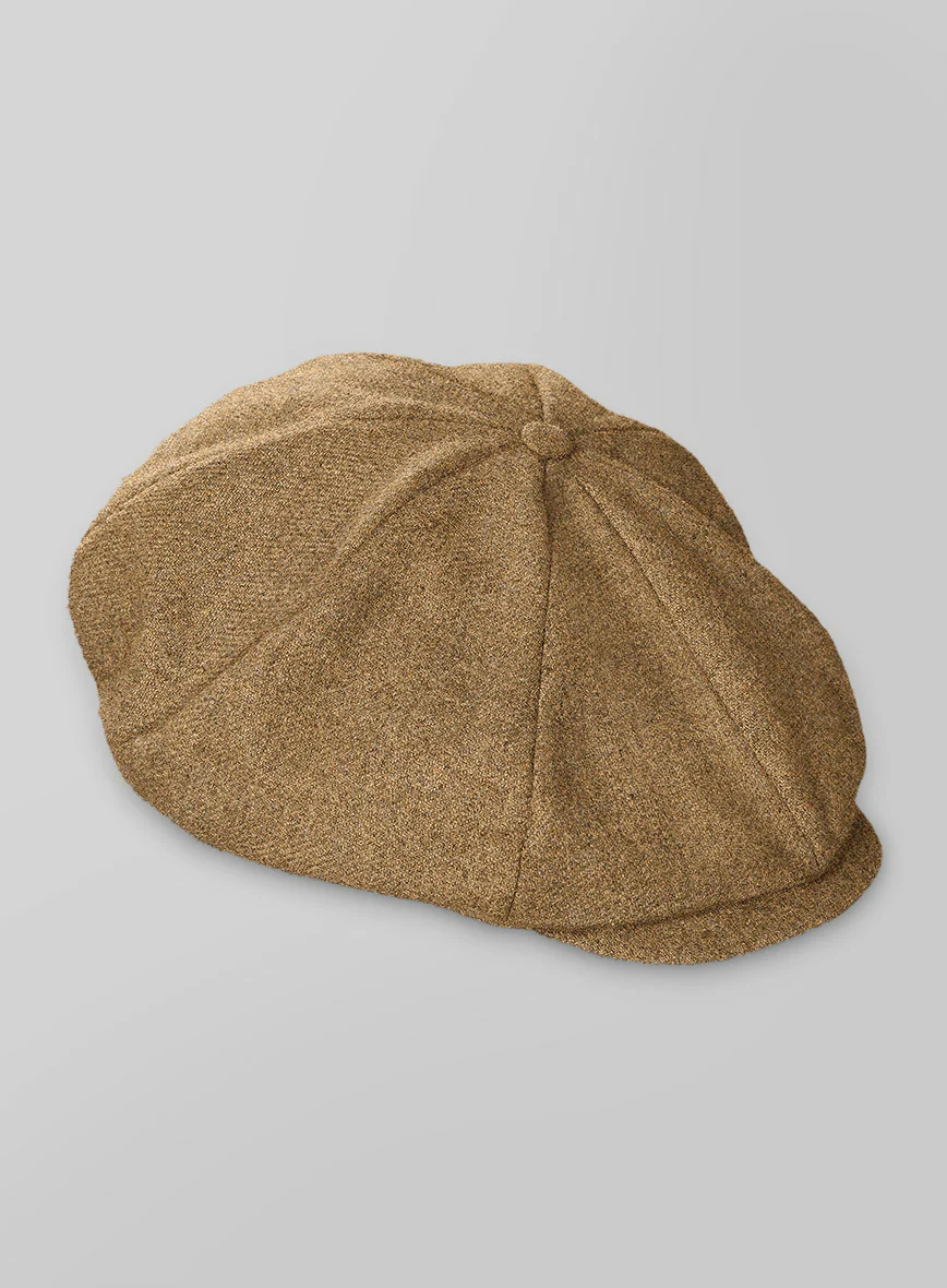 Naples Tuscan Sun Tweed Newsboy Cap - Image 3