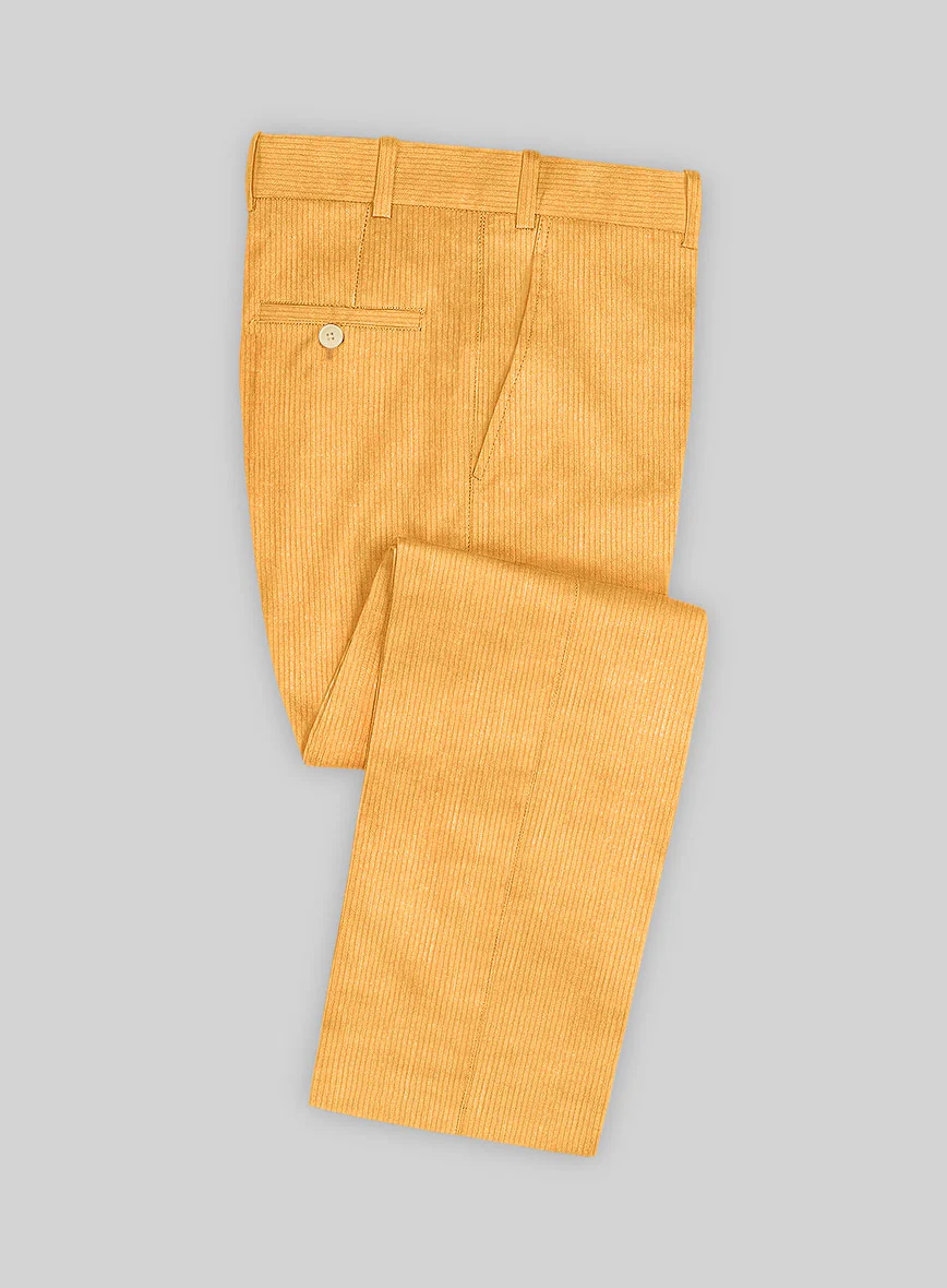 Naples Yellow Corduroy Suit - Image 4