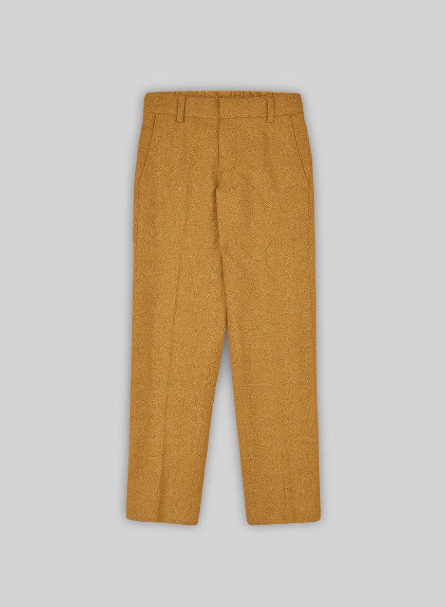 Naples Yellow Tweed Boys Suit - Image 4