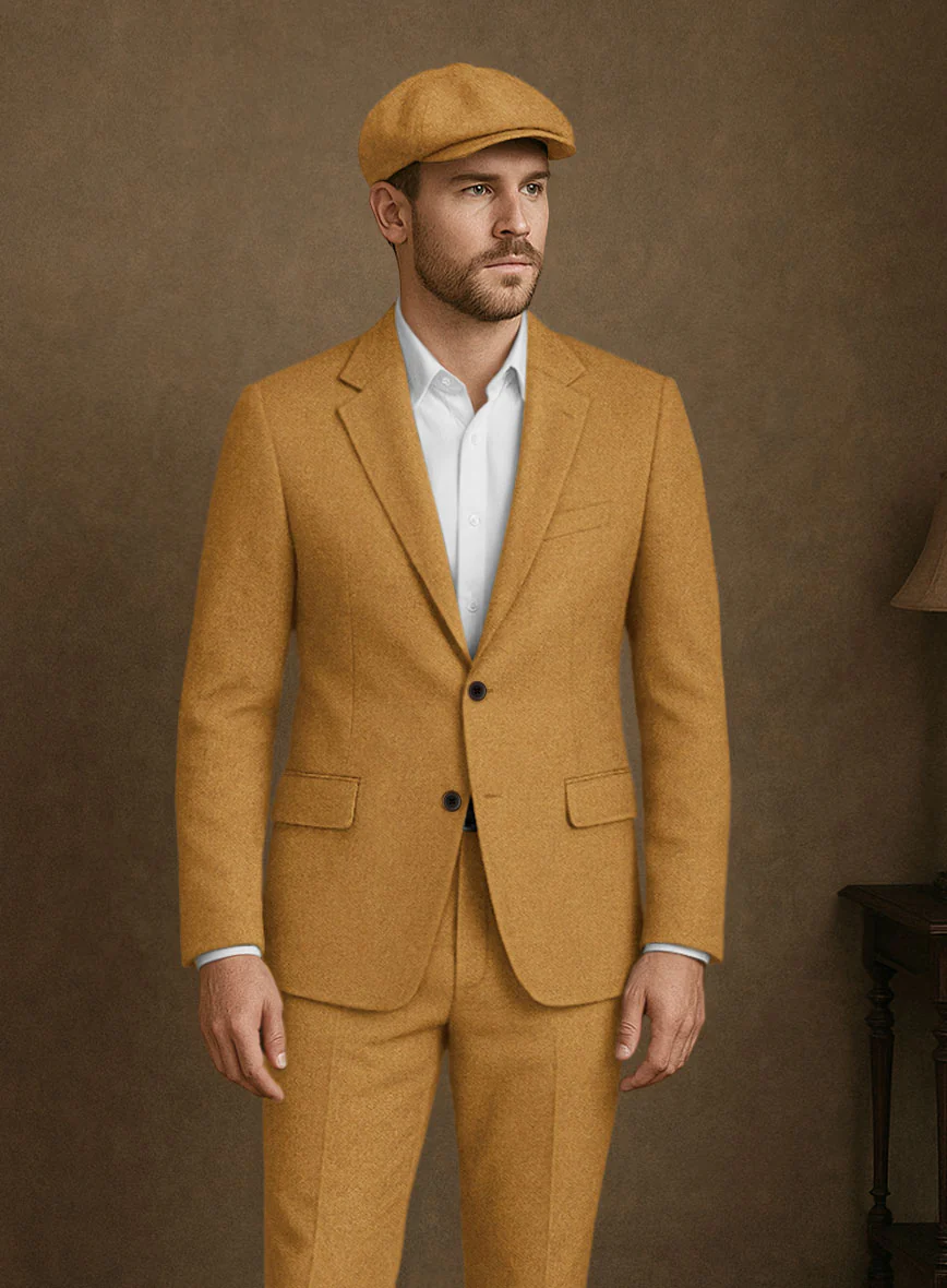 Naples Yellow Tweed Jacket - Image 2
