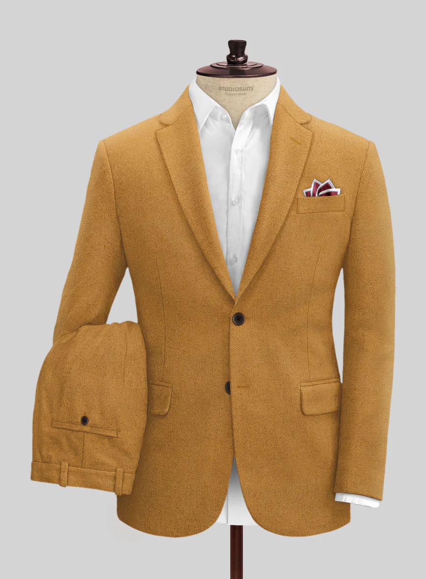 Naples Yellow Tweed Suit - Image 2