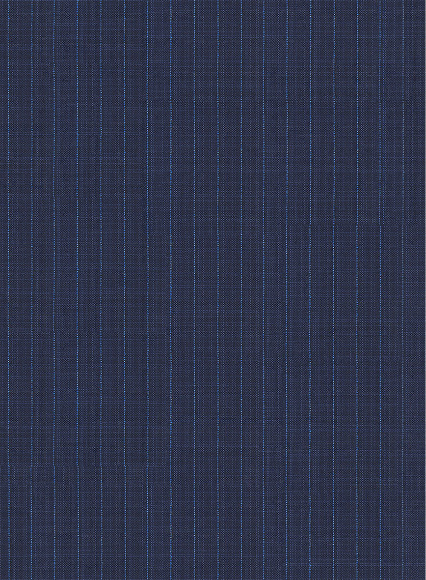 Napolean Argio Stripe Ink Blue Wool Pants - Image 3