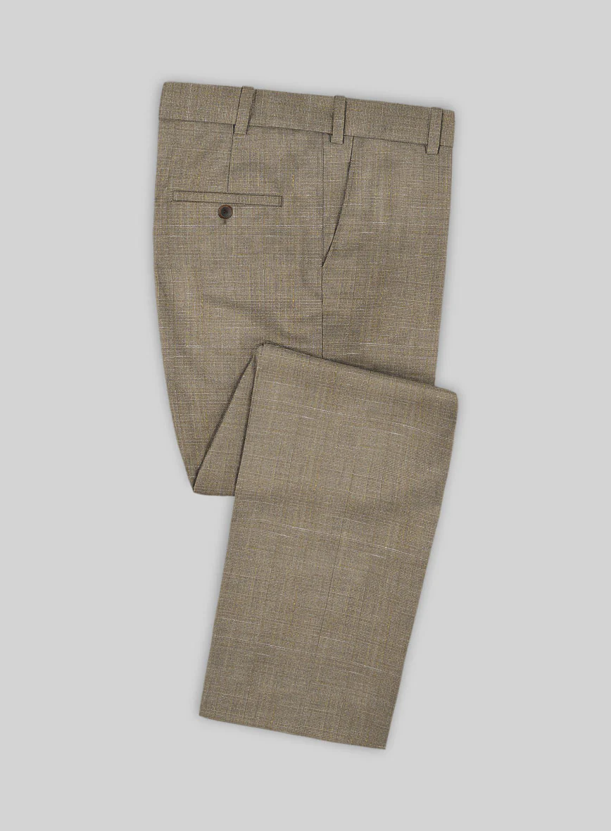 Napolean Ariel Nailhead Brown Wool Suit - Image 7