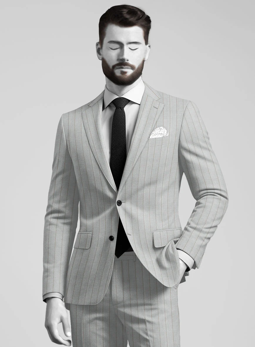 Napolean Artisan Band Gray Wool Jacket - Image 2
