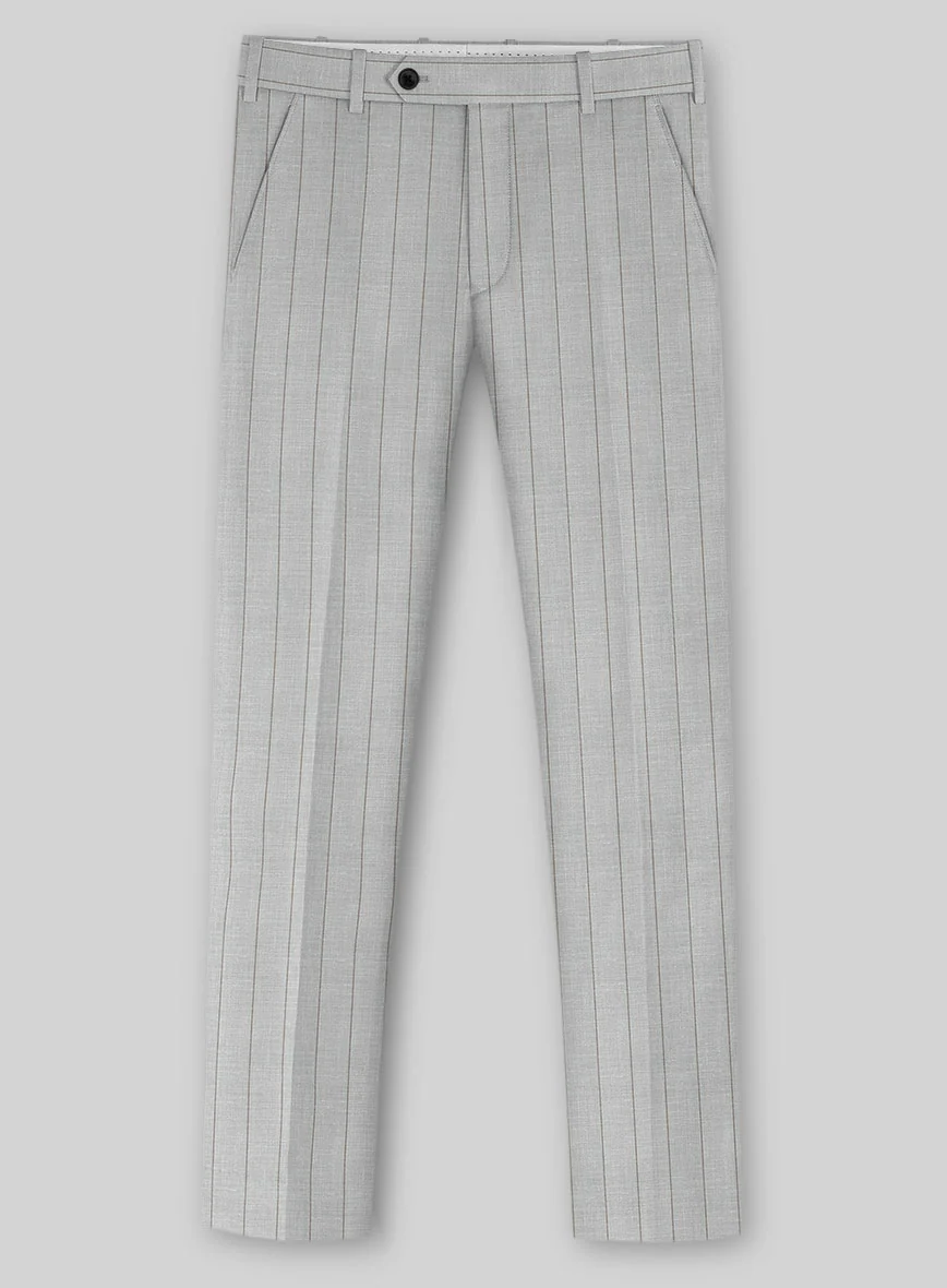 Napolean Artisan Band Gray Wool Suit - Image 4