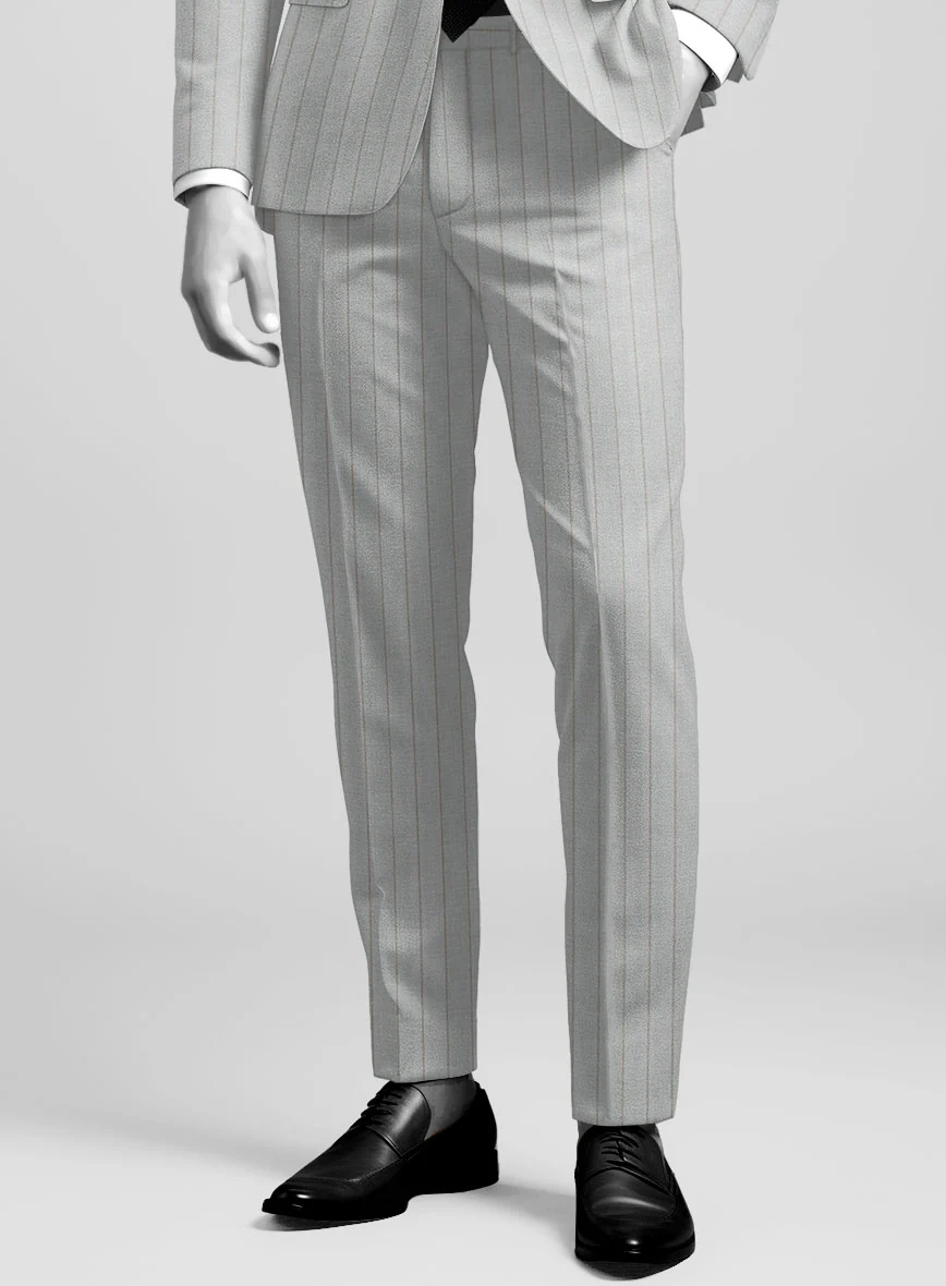 Napolean Artisan Band Gray Wool Suit - Image 5