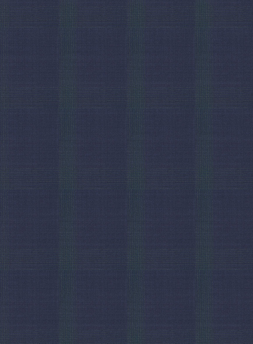 Napolean Artistic Blue Check Pants - Image 3