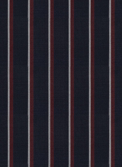 Napolean Atora Dark Blue Wool Pants - Image 2