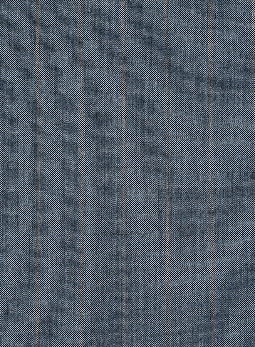 Napolean Bellagio Stripe Blue Wool Pants - Image 3