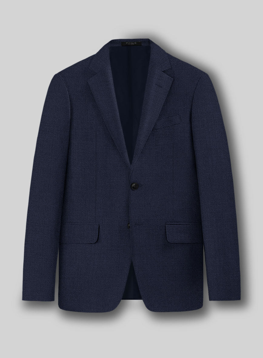 Napolean Royal Blue Birdseye Wool Suit - Image 2