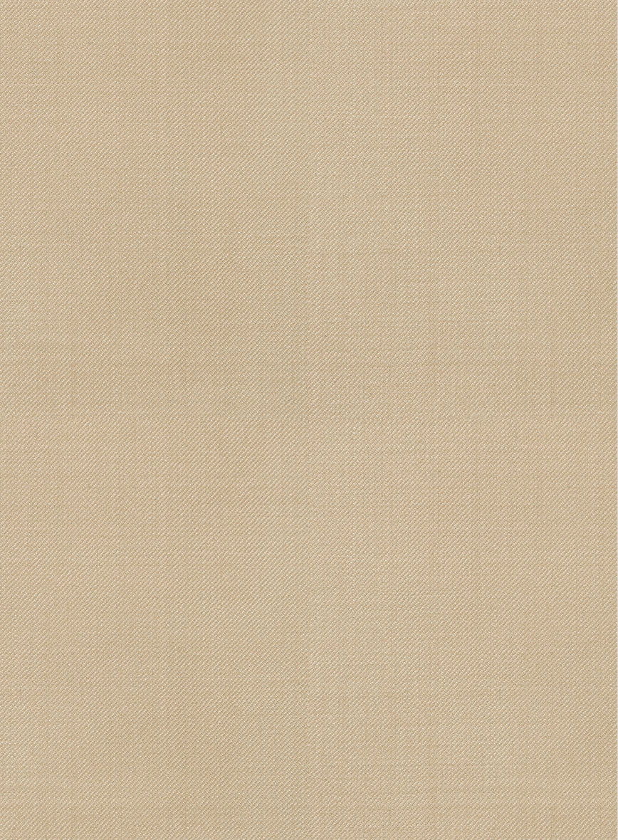Napolean Biscuit Khaki Wool Tuxedo Suit - Image 4