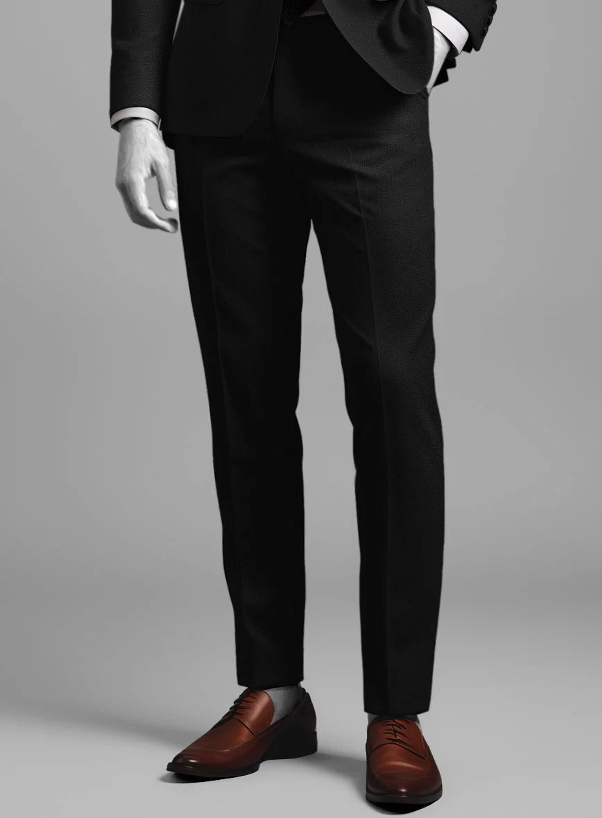 Napolean Black Wool Pants - Image 2